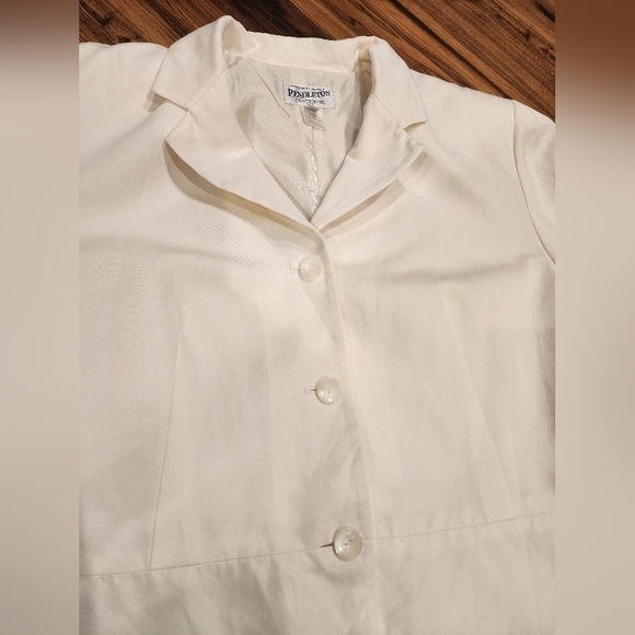Vtg Pendelton Silk Blend Blazer / Jacket - Picture 4 of 15